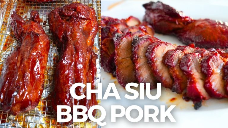 Cha Siu 叉燒 Cantonese BBQ Pork 😋 Oven Roasted with No Artificial Food Coloring!