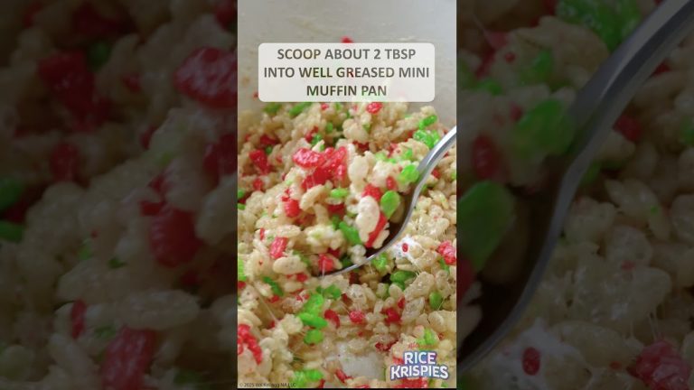 Holiday Blossoms with Rice Krispies Cereal | Easy and Festive Recipe!