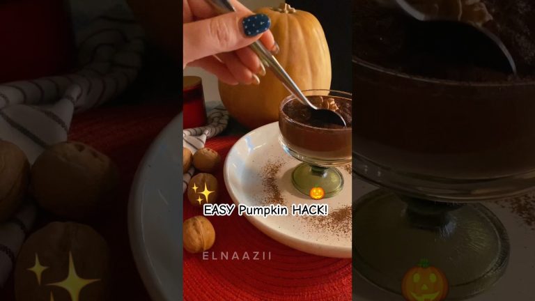 The Ultimate 5-Ingredient Pumpkin Dessert Hack! 🍰🎃 (MUST-TRY Autumn Treat) #shorts