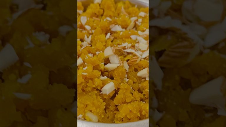 फक्त 4 चमचे तूपाचा वापर करून दाणेदार मूगडाळ शिरा#recipesbysupriya #dessert