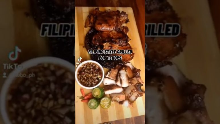 Filipino Style Grilled Pork Chops Recipe!