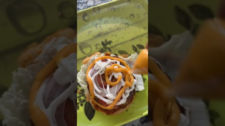 HOW TO MAKE CHICKEN BURGER #recipe #COOKING