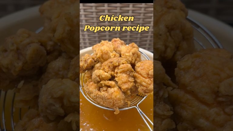 Crispy chicken popcorn recipe #crispychicken #chicken #chickenpopcornrecipe #nonvegrecipe