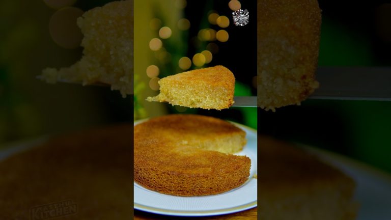 ✨♨️ Eggless Rava cake in Cooker 💢| cake recipe without oven #cakeincooker #cake