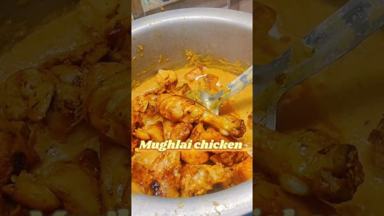 Masala Muhglai Chicken Recipe 🤤👌🏻| #cooking #muhglai #chicken #recipe #shorts #youtube