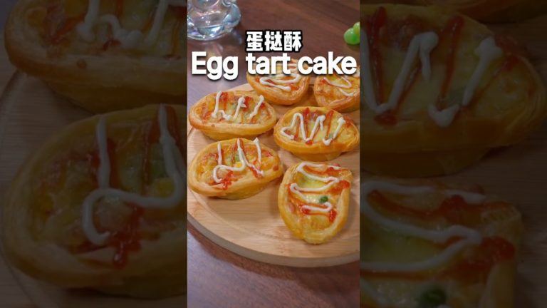 Ultimate Egg Tart Cake Recipe | Crispy & Creamy Dessert