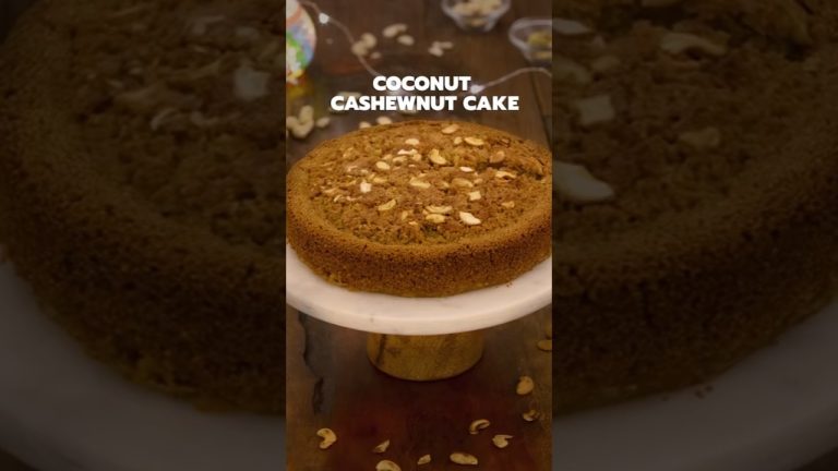 Coconut Cashewnut Cake | Eggless Cake Recipes | Dessert Recipes