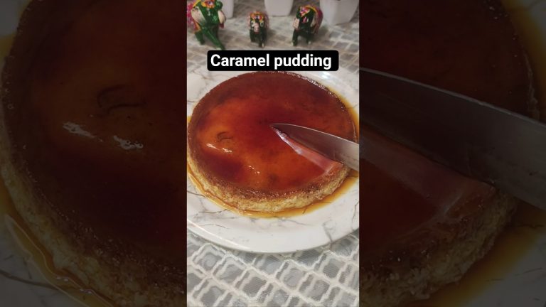 No Oven Caramel Pudding 🍮 | 10 Min Dessert #recipe #ytshorts #food #cooking #shorts