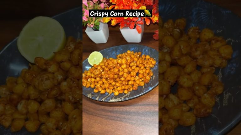 Barbeque Nation Style Crispy Corn Recipe🌽|| Street-Style Crispy Corn|| #viral #youtubeshorts