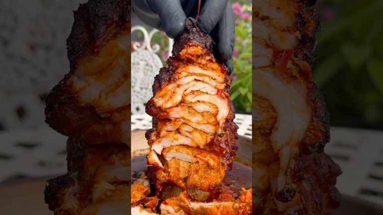 Harissa and maple shawarma. Cooked on the BBQ 🔥🔥🔥#BBQ #shawarma