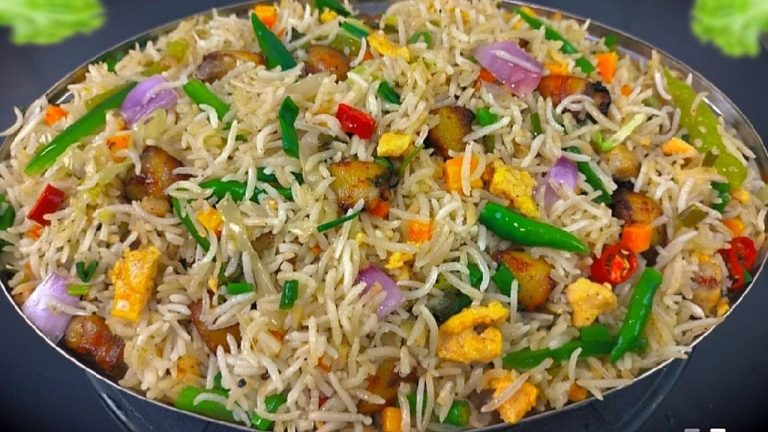 Delicious Chinese BBQ Biryani Recipe, Chinese Chicken Biryani Rice Banane ka Tarika,Cook with Farooq