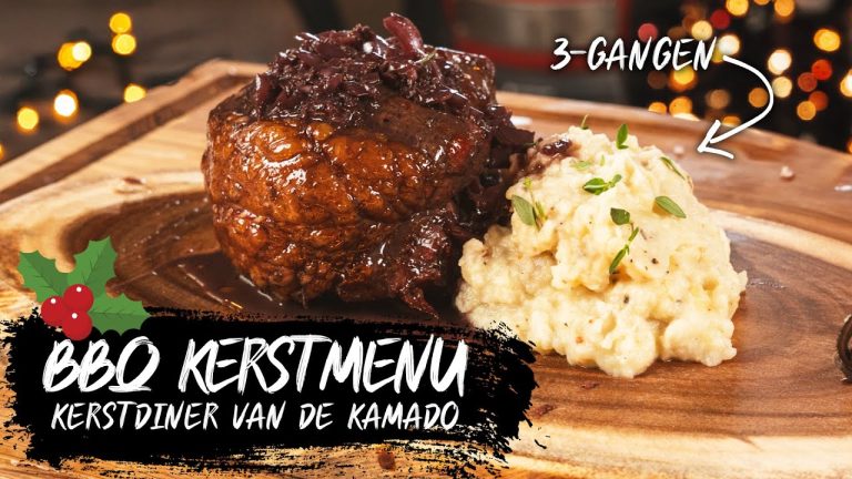 Zo maak je het ultieme BBQ KERSTMENU – 3 Gangen diner van de Kamado BBQ! 🔥🎄