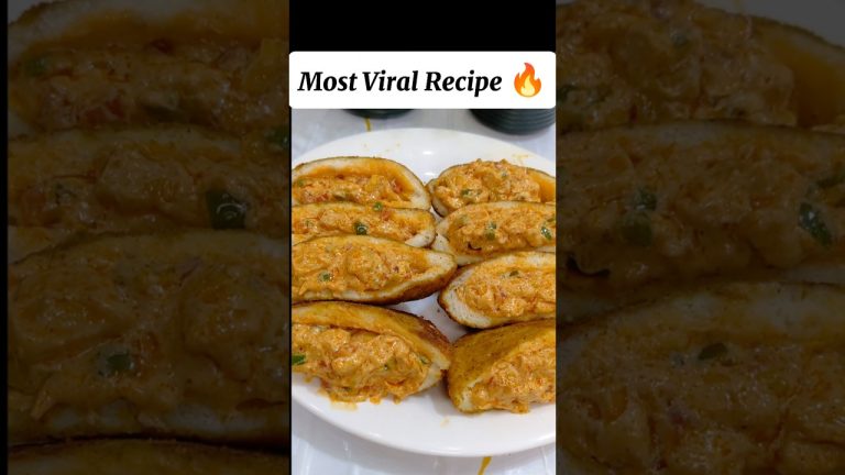 Bread Puff Recipe 😋 #shorts #trendingshorts #recipe