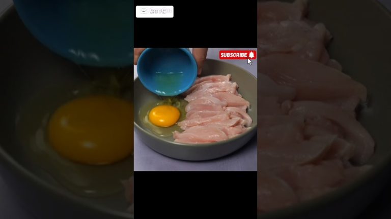 A wonderful chicken recipe, fast and tasty for your whole family. #mealtime #chicken #recipe #shorts