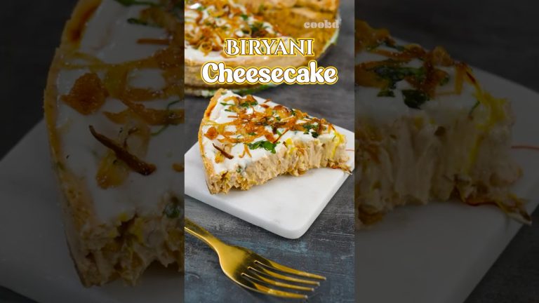 Yes, you heard it right!! Biryani Cheesecake 🤩😋Would you give this a try? Tell us in the comments