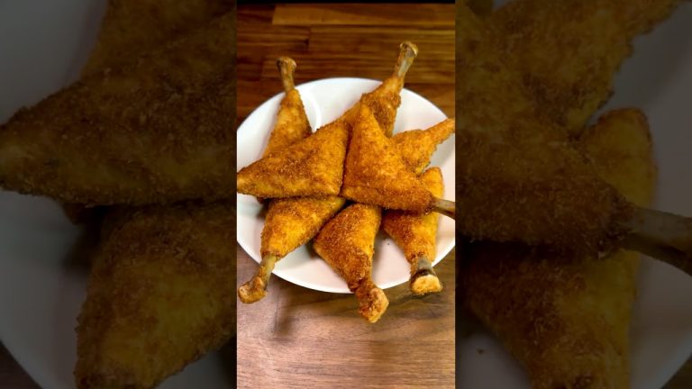 Fried Potato Chicken Recipe! Easy Chicken Samosa #shorts