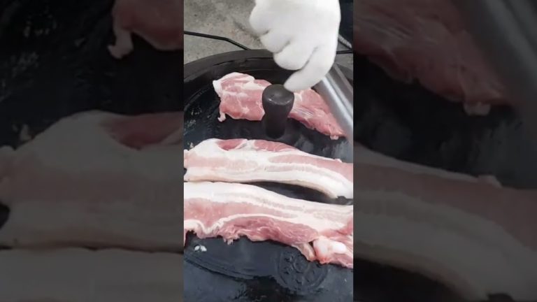 솥뚜껑삽겹살 #bbq#Samgyeopsal#Korean-Style Bacon