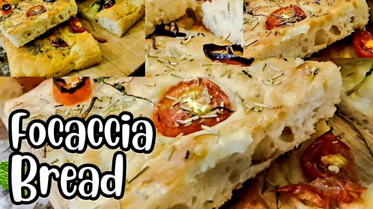 No knead bread recipe | Focaccia bread recipe | how to make focaccia bread | by food with shimmy