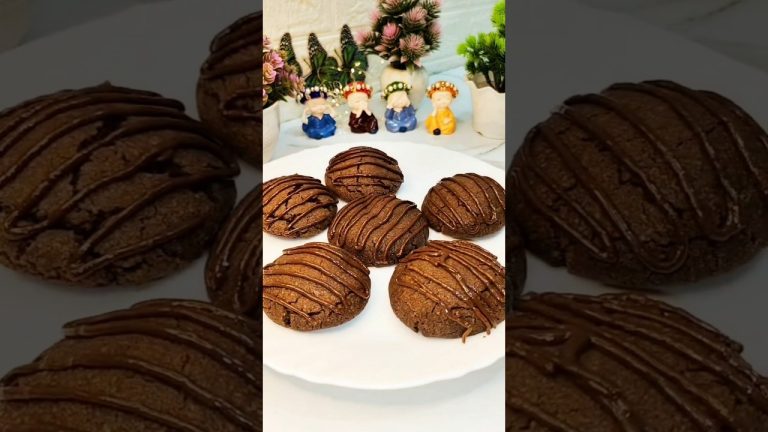 Homemade Chocolate Cookies 🍫🍪 | Chocolate Cookies Recipe #cookies #chocolate #food #shorts #baking