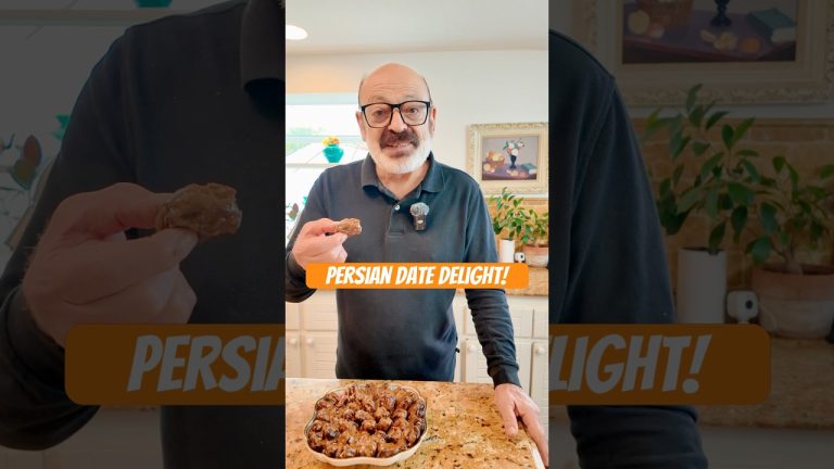 Let’s make this awesome Iranian Dessert | Ranginak – Persian Date Delight #iranianfood #persianfood