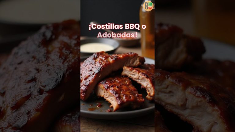 COSTILLAS BBQ o ADOBADAS | ESPECIAL PLATILLOS NAVIDEÑOS | #recetasmexia