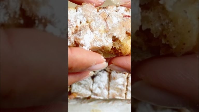 Yummy Apple Cake from 1 Apple Only!🍰 #applecake #appledessert #dietrecipe #healtydiet #nobuttercake