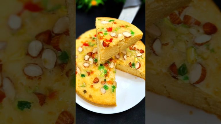 Soft & Fluffy Vanilla Cake Recipe | Vanilla Custard Cake | #shorts #cake #sweet #custard