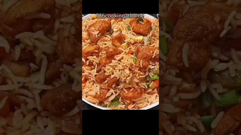 chicken fry rice recipe restaurant style| #trending #recipe #viralshort #food #shorts #viral #food