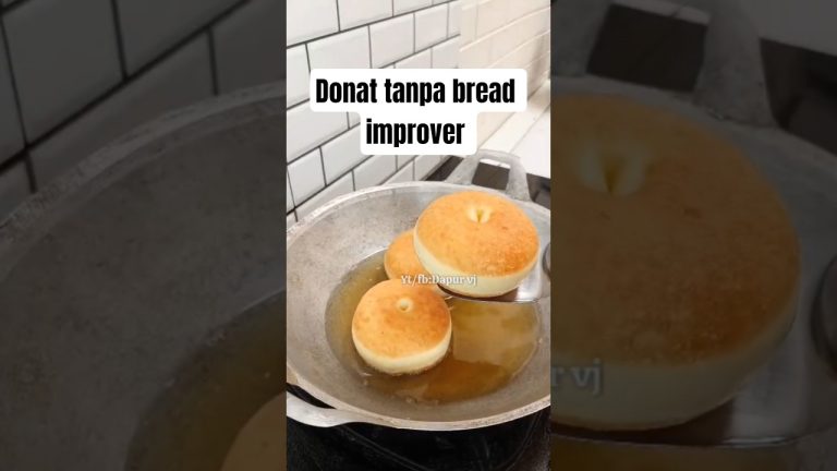 RESEP DONAT LEMBUT TANPA BREAD IMPROVER