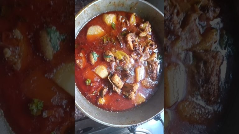 Desi chicken village style 🤤#recipe #shortvideo #food #desichicken #viral #trending #youtubeshorts