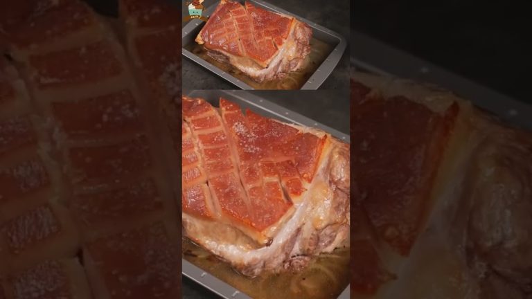 Easy roast pork shoulder#pork #roasted #recipe