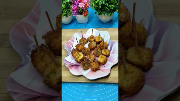 घर पर बनाएं होटल स्टाइल पनीर लॉलीपॉप#shorts #ytshorts #recipe #shortsfeed #cooking #viral