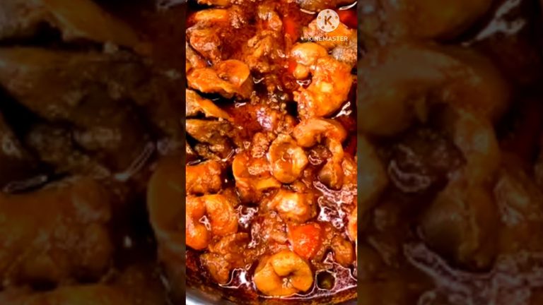 Chicken Stomach Recipe 🤤 | চিকেন স্টমাক কারী #shorts #chickenstomack #recipe #cooking #viral