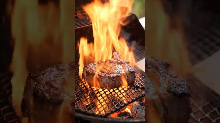 The Power of Fire and Flavor | Cooking Ribeye Steak Over Intense Flames