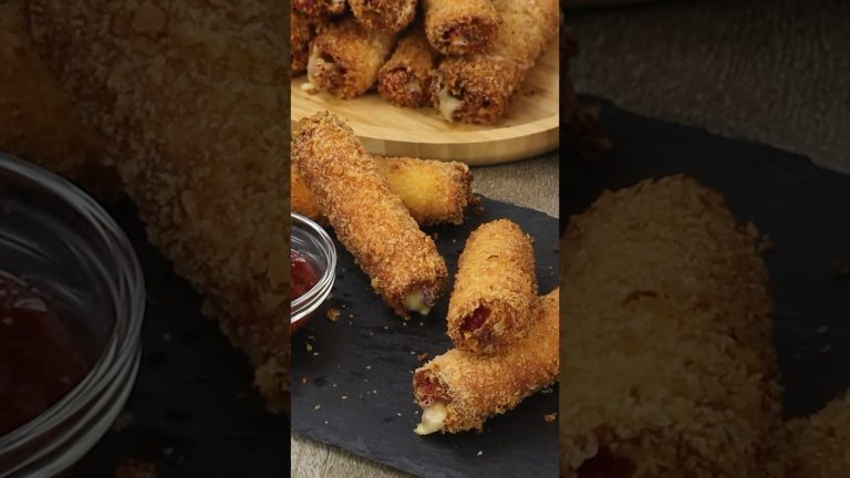 Turn day-old bread into a fun and tasty snack! #cheesedog