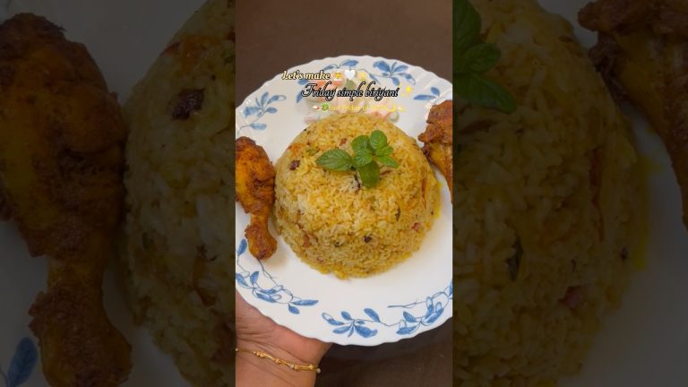 Friday special biriyani ✨🍛🥗| babyskitchen | chicken biriyani recipe | last Friday of 2025 #shorts