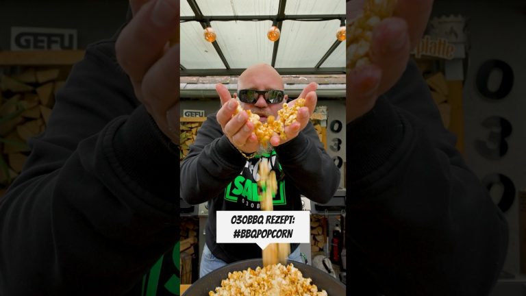 Werbung*  BBQ Popcorn 🍿 so gehts ! #bbq #rezept