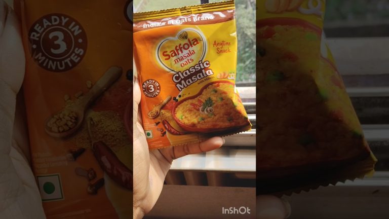 saffola masala oats #youtubeshorts #food #recipe #viral #cooking #shortsfeed #shorts #oats