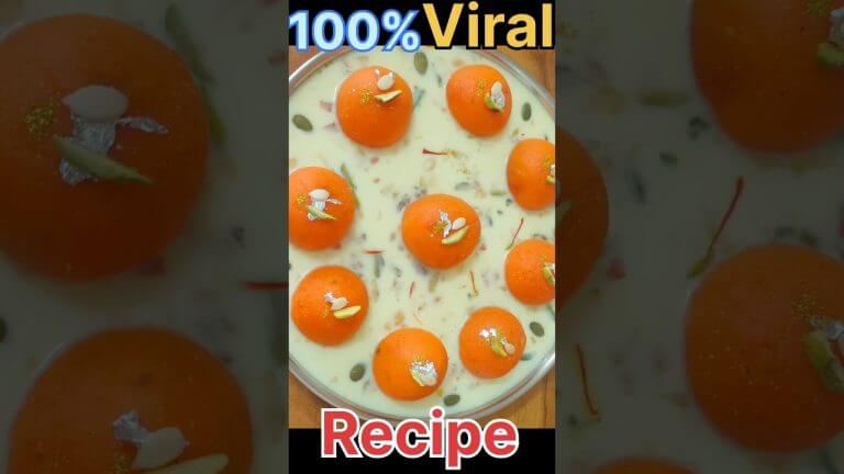 100% Viral Recipe | Internet Ki Sabse Viral Mithai #food #shortvideo #viralrecipe#recipes