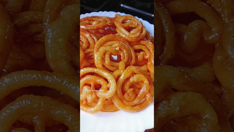 instant జిలేబి పైన క్రిస్పీగా లోపల జ్యూసీగా పర్ఫెక్ట్ గా వస్తుంది #jalebi in Telugu #shortvideo