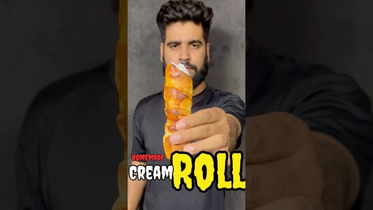 Homemade vs market cream Roll #viral #recipe # #short #creamroll #makemaster10