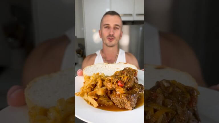 Greek Pork and Cabbage Stew Recipe (Xoirino Me Loxano)