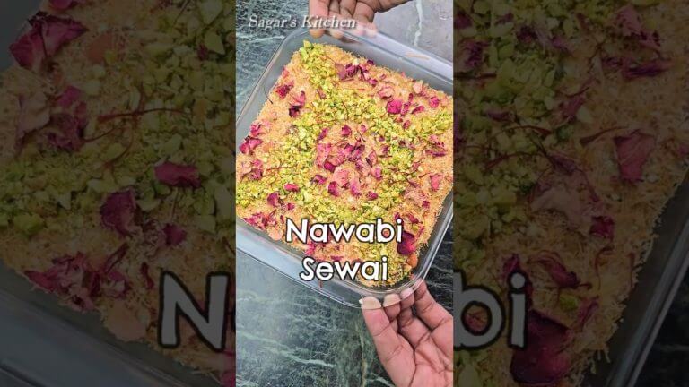 Delicious Nawabi Sevai ki Recipe..Indian Kunafa #Shorts #Sweet