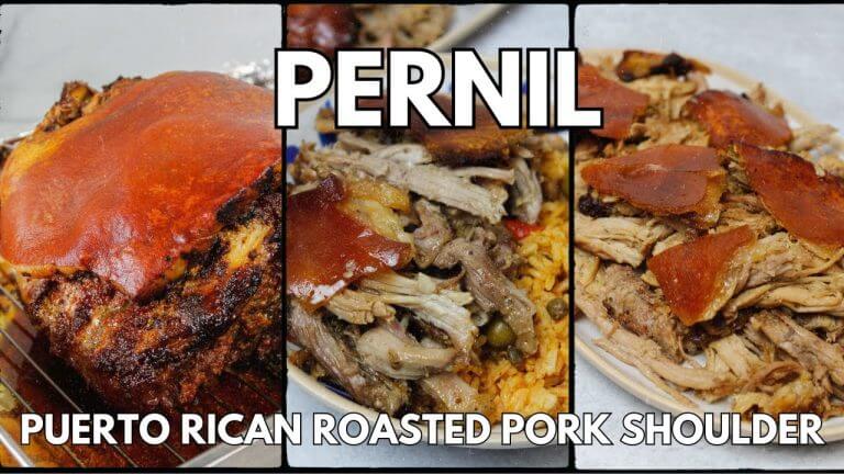 Pernil – Puerto Rican Slow Roasted Pork Shoulder (the crispiest skin & most tender meat)