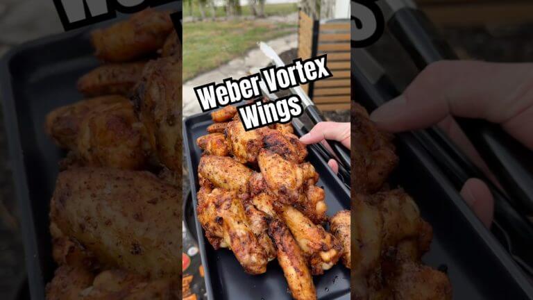 Weber Kettle Vortex Chicken Wings #wings #chickenwings #weber