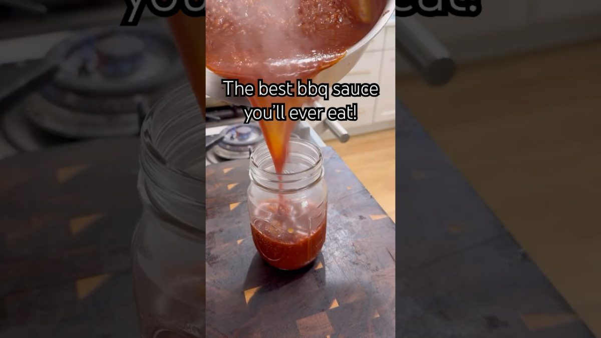 Make my family’s favorite homemade bbq sauce with me! Sweet and tangy! Recipe in comments!!