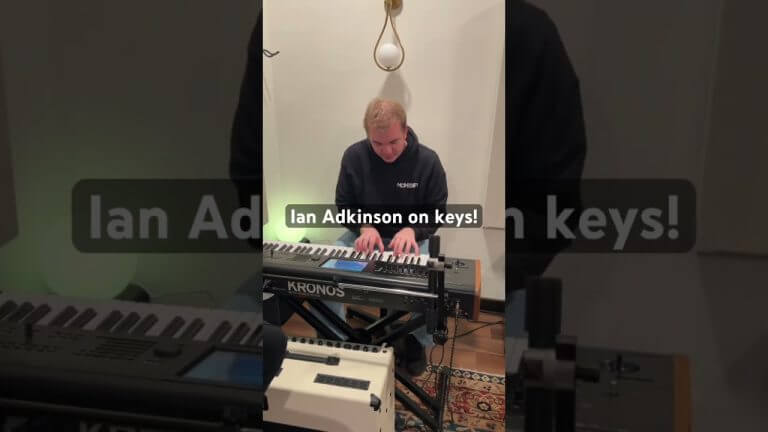 Ian on keyboards @ BBQ Jams! #shorts