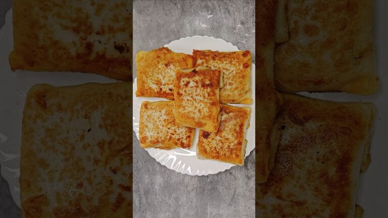 Chicken Tikka Crepes 🔥 Street Style Fusion #shorts