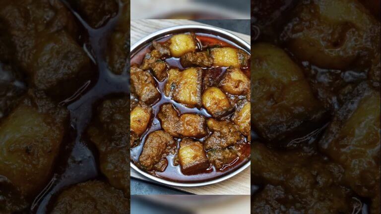 Spicy Masala Pork Curry Recipe #shorts #aditihubbycookingvlogs #food #indianfood #recipe