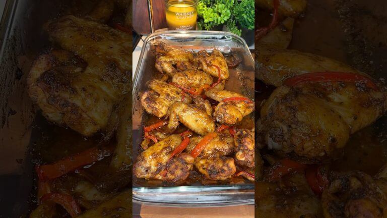 Crispy Juicy Oven-Baked Chicken Wings 🍗🔥 | Easy Weeknight Recipe